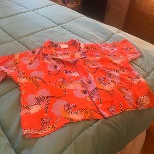 Maeve by anthropology crop top, orange